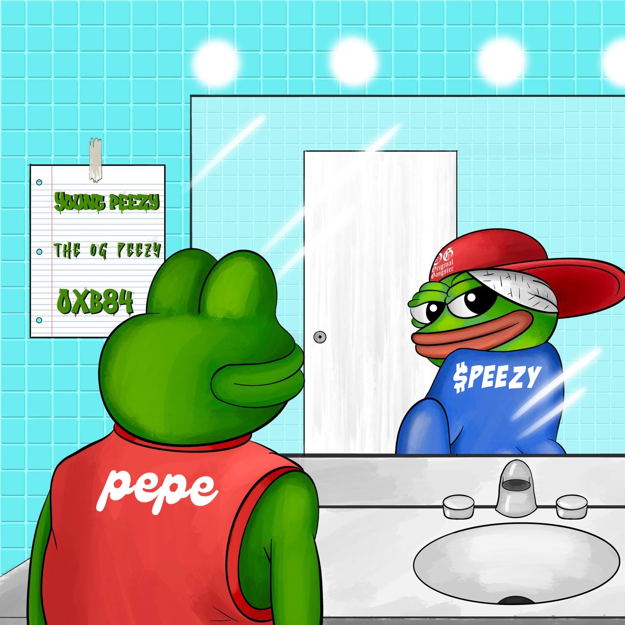 Young Peezy on Ethereum Official Page of Pepe Meme Coin Alter Ego - Pepe Peezy Alter Ego